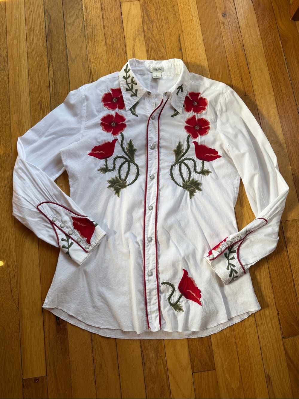 Tasha polizzi embroidered western shirt
